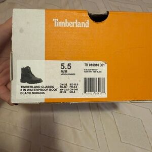 Timberland 6-Inch Waterproof Boot - Black